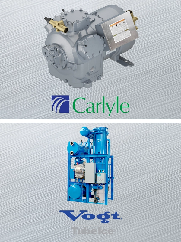 Carlyle compressor, Vogt Tube-Ice, Britmar Marine, IMS equipment