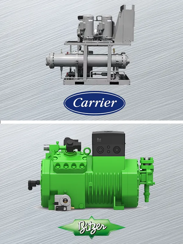 Carrier industrial chiller, Bitzer compressor